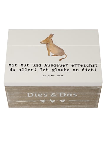 Mr. & Mrs. Panda Aufbewahrungsbox Spruch Sportliche Wettkämpfe M... in Weiß