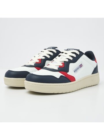 British Knights Sneaker Noors in weiss/dunkelblau/rot