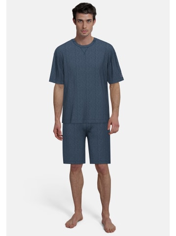 Tom Tailor T-Shirt Brügge in blau-mittel-uni
