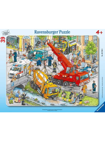 Ravensburger Ravensburger Kinderpuzzle - 06768 Rettungseinsatz - Rahmenpuzzle für Kinder...