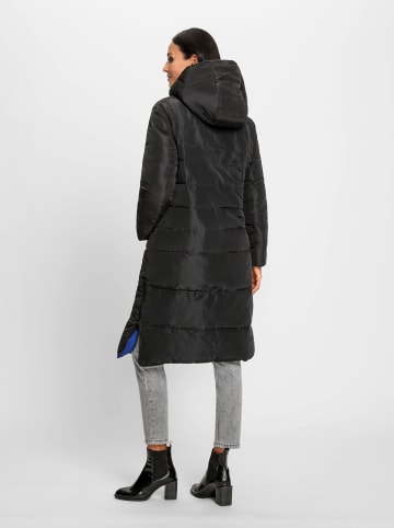 Heine Wende-Mantel in schwarz-royalblau