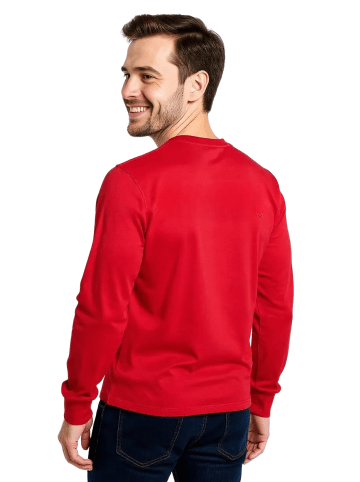 Kappa Langarmshirt Ayres M_Rot