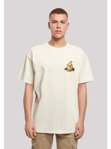 F4NT4STIC Heavy Oversize T-Shirt Rubber Duck Wizard OVERSIZE TEE in sand