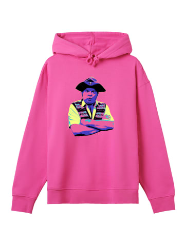 F4NT4STIC Hoodie TV Times Benny Hill In Character 1989 Pop Art in hyper pink