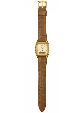Casio Collection Edgy Armbanduhr Ana-Digi Goldfarben