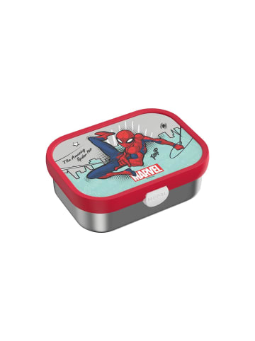 Mepal Edelstahl-Brotdose mit Gabel Campus 18 x 13 cm in Spiderman