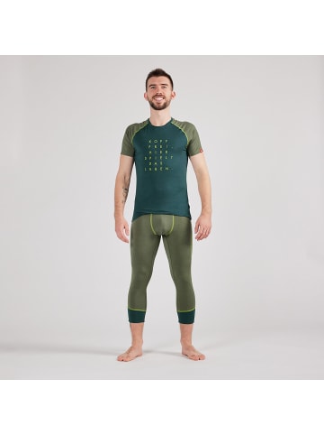 EIN SCHÖNER FLECK ERDE M KOPF FREIMERINO 160 KURZARMSHIRT in Petrol