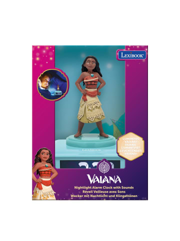 LEXIBOOK® Vaiana 3D-Nachtlicht-Wecker mit Soundeffekten