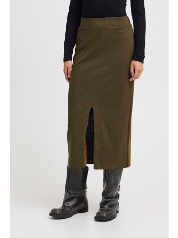 ICHI IHKATE JACQUARD LONG SK regular fit in Black/Lizard Herringbone