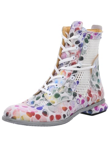 SIMEN Stiefeletten in weiss/gelb