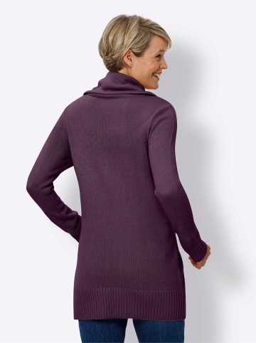 Sieh an! Longpullover in traube