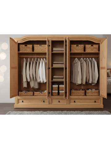 ebuy24 Kleiderschrank New Mexico Holz 243 x 57 cm