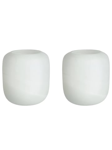 Butlers Windlicht WHITE FLURRY 2er-Set in Weiß