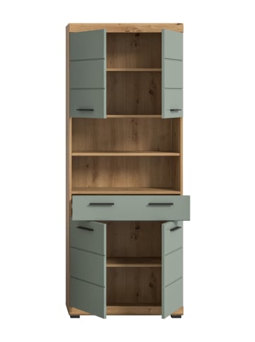 ebuy24 Hochschrank Scout Staubgrün 74 x 31 cm