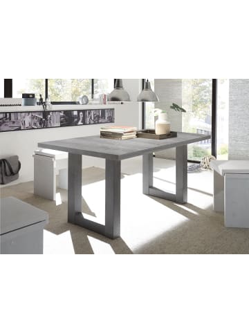 58 aufm Kessel ESSTISCH ausziehbar Eila 3 160 x 90 x 75 Esszimmertisch Graphit/Beton