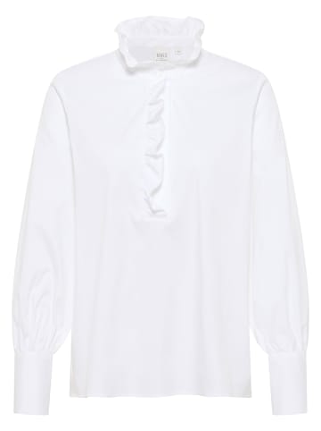 Eterna Bluse Popeline Langarm in Weiß