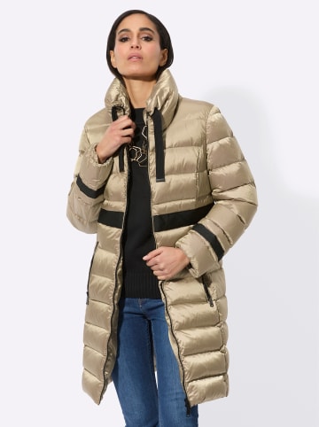 creation L Daunenmantel in beige