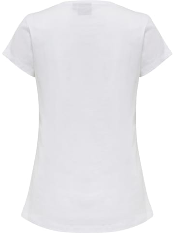 Hummel Sportshirt "Hmlsenga T-Shirt S/S" in Weiß