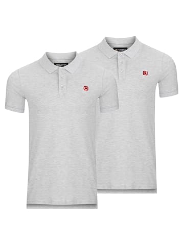 riverso  Poloshirt RIVJohn 2er Pack in Grau