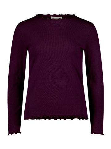 CARTOON Langarm-Shirt mit Kragen in Dark Dahlia