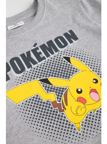 Coccodrillo T-Shirt mit kurzen Ärmeln in grau