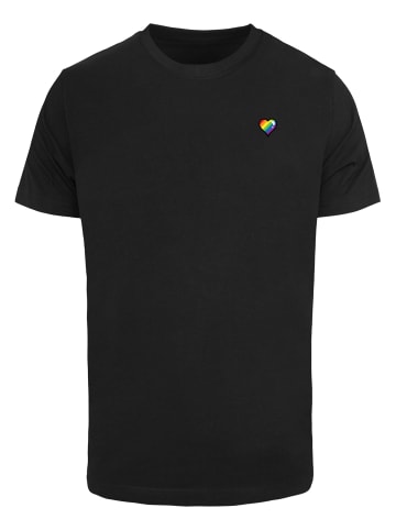 Mister Tee Mister Tee Glossy Heart Pride Tee in black