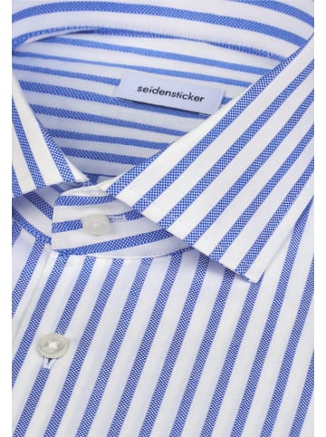 Seidensticker Business Hemd Shaped in Mittelblau