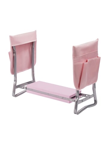 relaxdays Kniebank in Pink - (B)60 x (H)50 x (T)27,5 cm