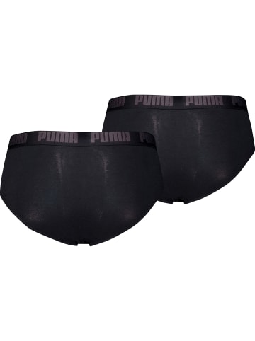 Puma Bodywear Slip im 2er-Pack in schwarz