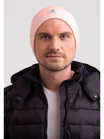 CASH-MERE.CH Bio Rib Mütze in Blass Rosa