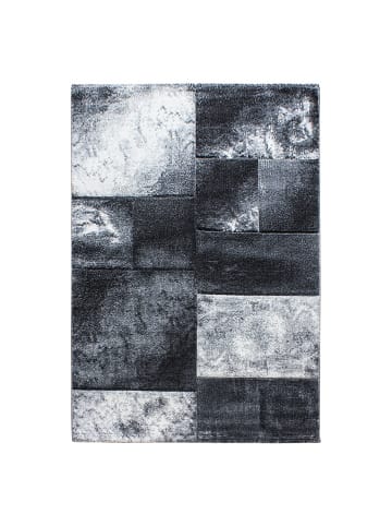 KADIMA DESIGN Teppich Kurzflor Karo Look Polypropylen Wohnzimmer in Grau