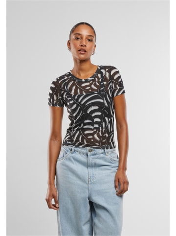 Urban Classics Mesh Tee in blackleaf