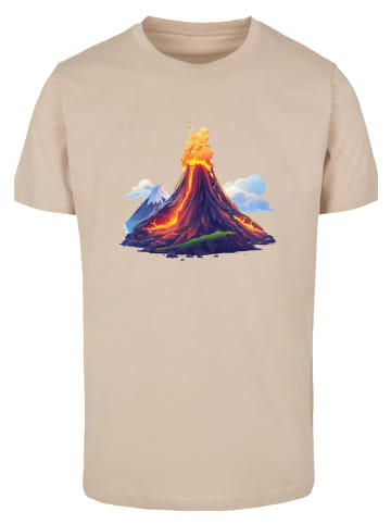 F4NT4STIC T-Shirt Vulkanausbruch in sand