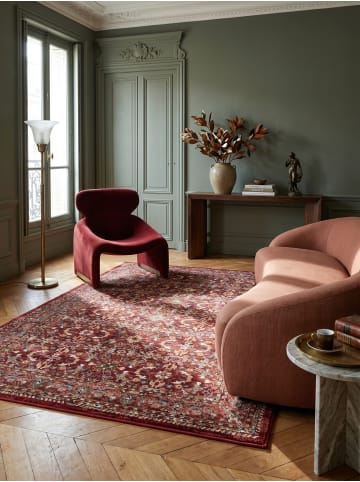 KADIMA DESIGN Hochflor-Teppich Kuschelig GLAZERT Weich Berber Wohnzimmer in Rot