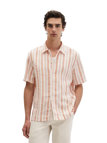 Marc O'Polo Kurzarm-Hemd regular in Medium Orange
