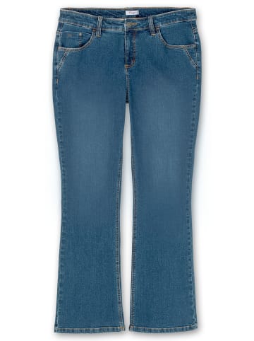 sheego Bootcut-Jeans in blue denim