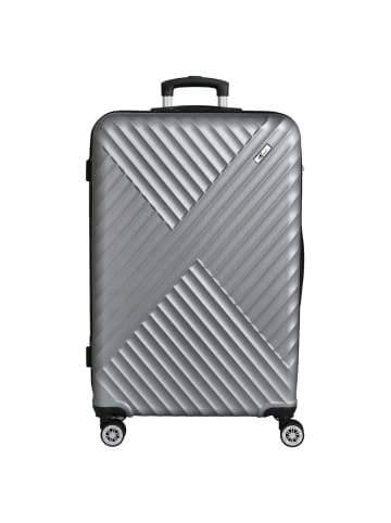 Paradise by CHECK.IN Kingston - 4-Rollen-Trolley Set 3tlg. (lila) in silber