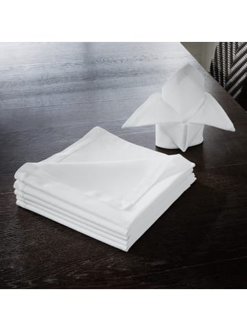 Erwin Müller Baumwolle Serviette 12er-Pack in weiß