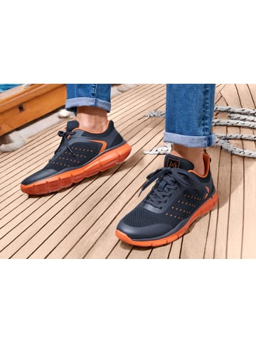 John Devin Sneaker in marine/orange