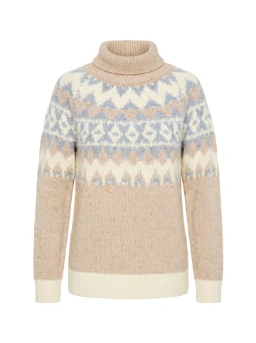 Ulla Popken Pullover in beige melange