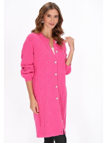faina Women Cardigan in fuchsia