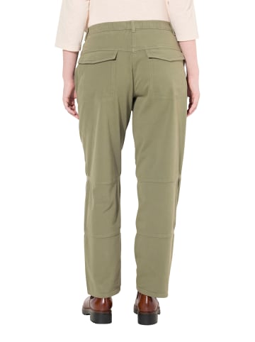 Ulla Popken Hosen in stein grau