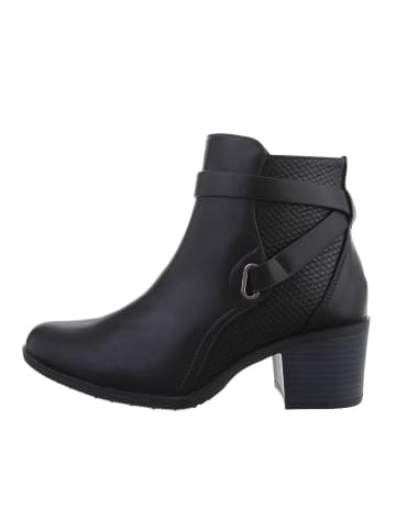 Ital-Design Stiefelette in Schwarz