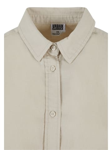 Urban Classics Urban Classics Damen Ladies Linen Mixed Oversized Shirt in softseagrass