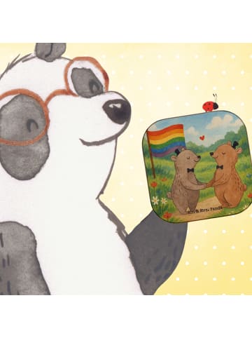 Mr. & Mrs. Panda Untersetzer Tasse Bären Gay Pride Design ohne S... in Weiß