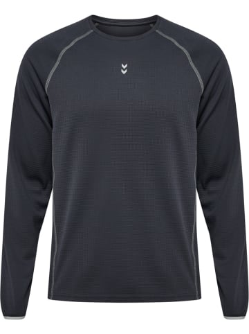 Hummel Sportshirt "Hmlpulse Performance Midlayer" in Grau