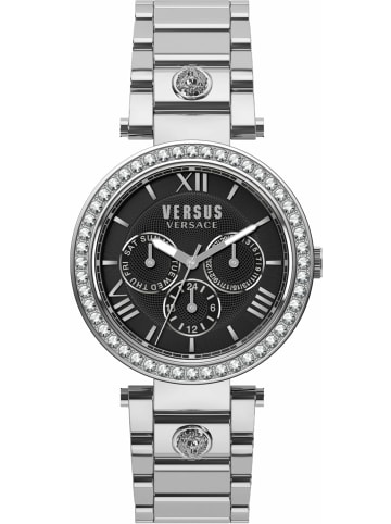 Versace Analoguhr für Damen in silber