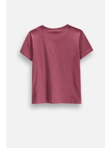 Coccodrillo T-shirt mit kurzen Ärmeln in dunkelrot