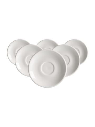 Ritzenhoff & Breker 6er Set Espressountertassen Bari in Weiß ø 12,5 cm in weiß