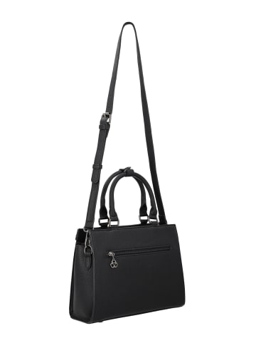 faina Women Handbag in Black White